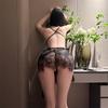 Ye Yu sexy perspective pajamas pure desire suspender lace flirting sexual interest free hollow temptation loungewear 