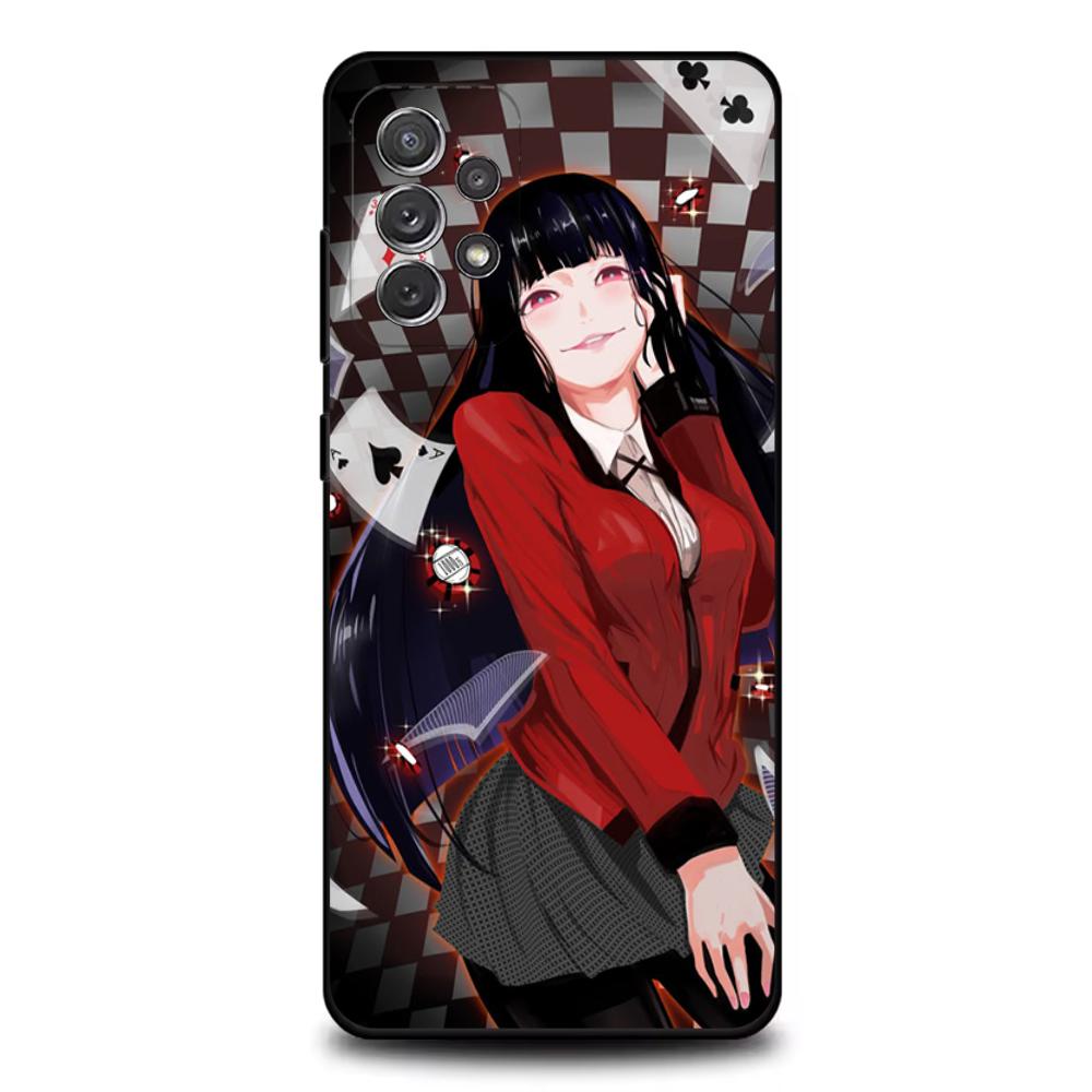 K-Kakegurui G-Gambler Phone Case For Samsung S25,S24,S21,S22,S23,S30,Ultra,S20,Plus,Fe,Lite,Note,10,9,5G Black Cover