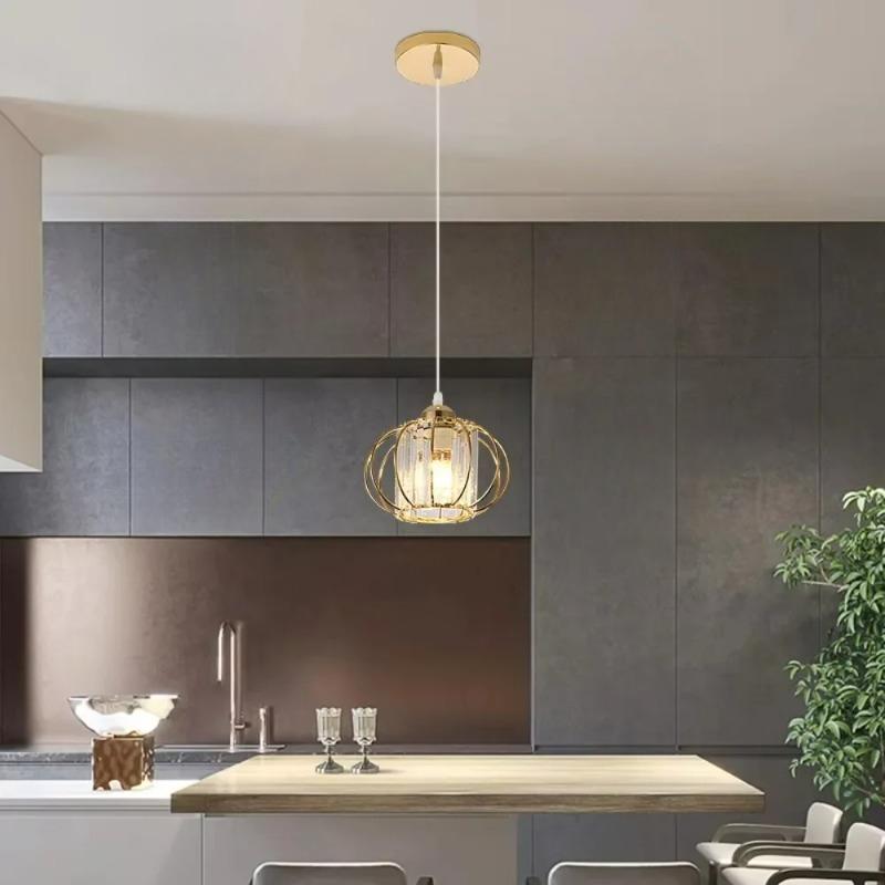 

Современная светодиодная люстра, классический подвесной потолочный светильник, креативный подвесной абажур для декора дома, спальни, кухни NO BULB