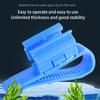 4 PCS Plastic Aquarium Tube Clamp Black Blue Fish Tank Water Pipe Mounting Clip  Fish Tank