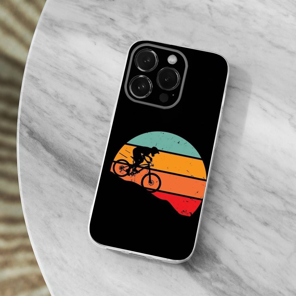 Triathlon Schwimmen Radfahren Laufen Für iPhone Max,14,SE,12,15,Pro,17,Plus,11,XS,Mini,16,X,13,XR,Transparente Weiche Hülle