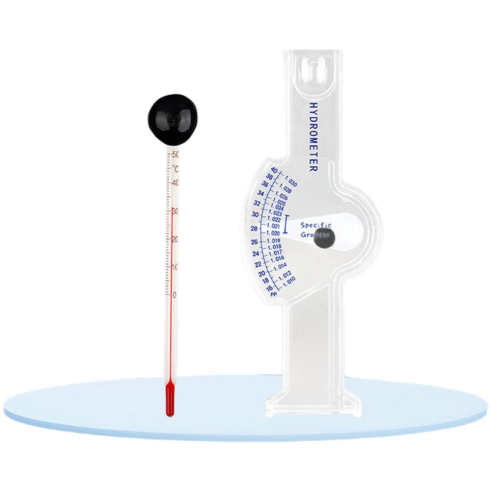 Seawater Density Meter Hydrometer Aquaculture Salinity Meter Salinity Tester For Saltwater Aquaculture, Food Brine Preparation