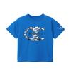 Kids Short Round Relax Graphic Logo Shorts Boys Blue 110 [Champion] T-shirt, Sleeve, Neck, Fit, Print, T-shirt & Set, Casual, CK-ZW02,