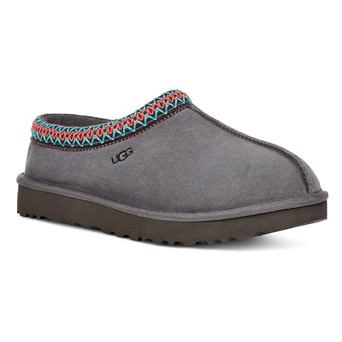 

UGG Tasman Shearling Dark US7 Women s Sandals/Slippers, 5955, Grey, (24.0cm) [Used]