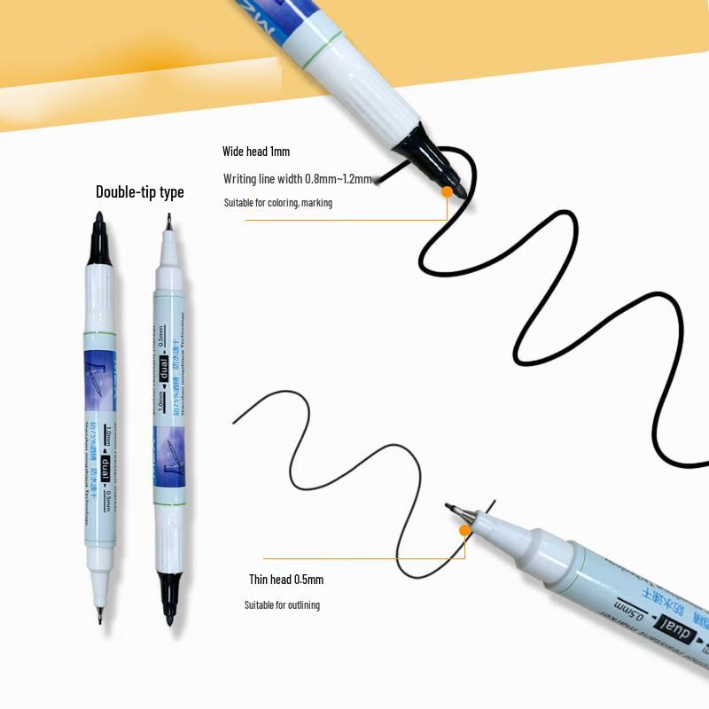

Chahua Alcohol-Resistant Dual-Tip Marker Pen