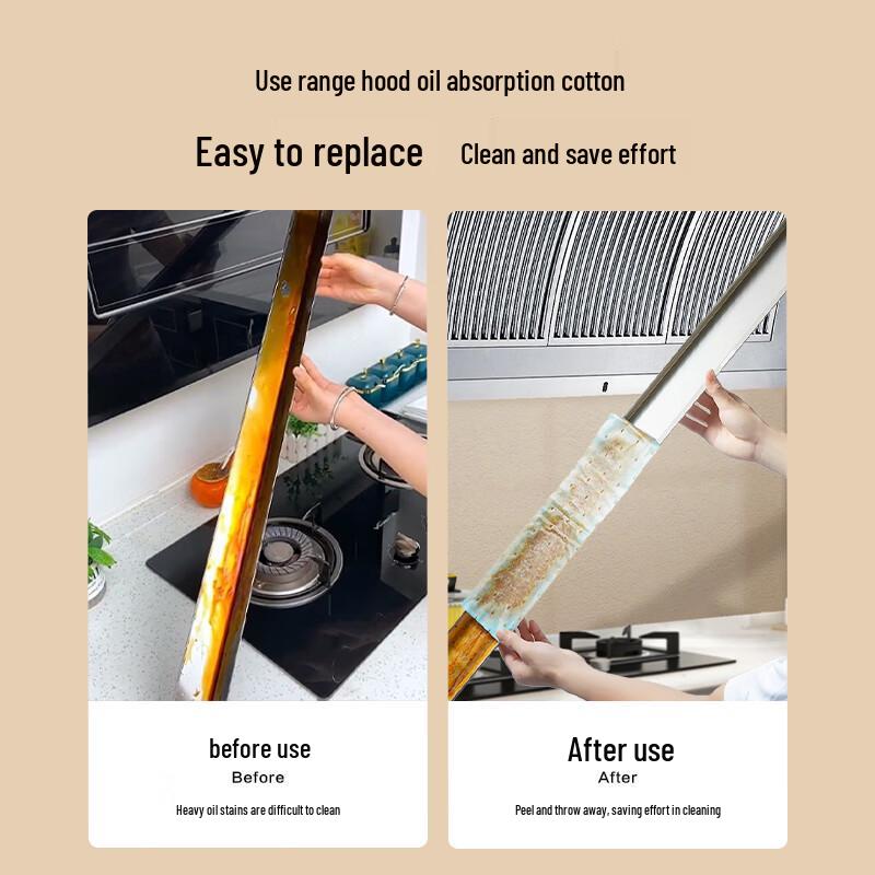 JD Home Thickened Range Hood Oil Absorbent Paper, 10-Pack