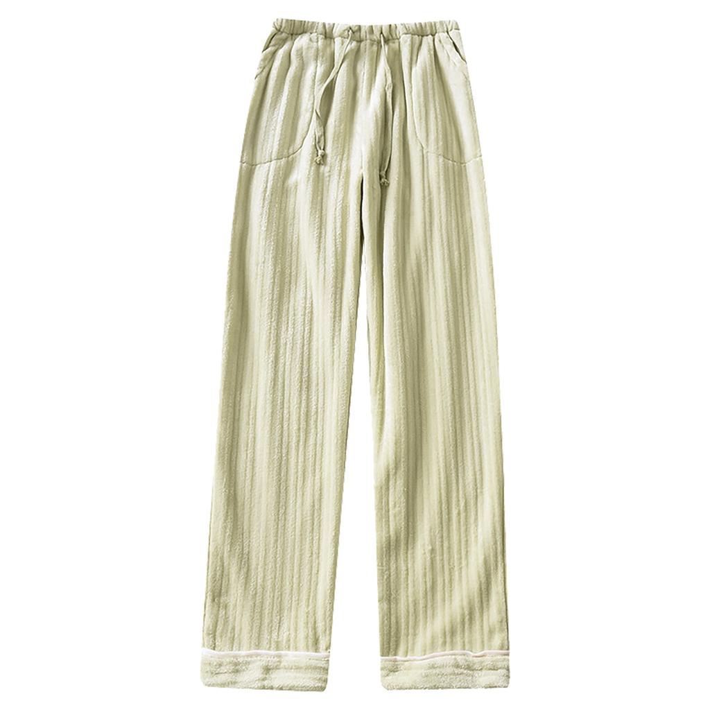 Women's Thermal Pockets Pajama Warm Casual Trousers Home Pajama Pants