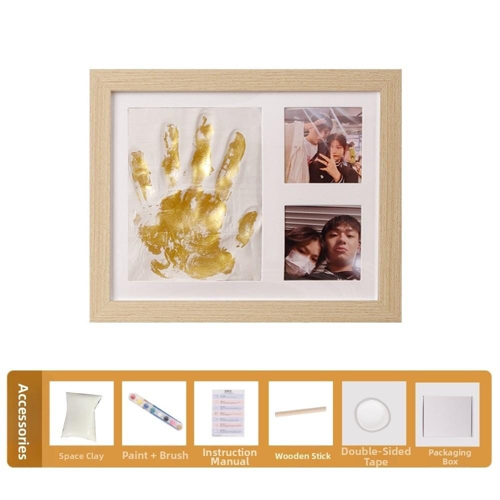 Creative Footprint Frame Safe Pet Paw Print Frame Horizontal Frame Handprint Kit Children Gift