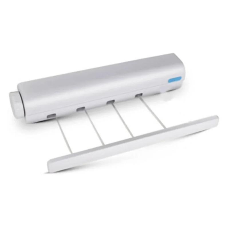 Telescopic Retractable Clothesline Wall Mounted Drying Rope Hanger Space-Saving for Indoor Outdoor Bathroom Balcony Laundry Drying Use