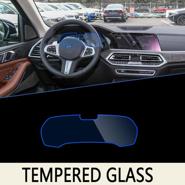 

Car Navigation trument Auto Rear Seat Display Film Touch Full Screen Protector Tempered Glass For BMW X5 MK4 G05 ~ A instrument