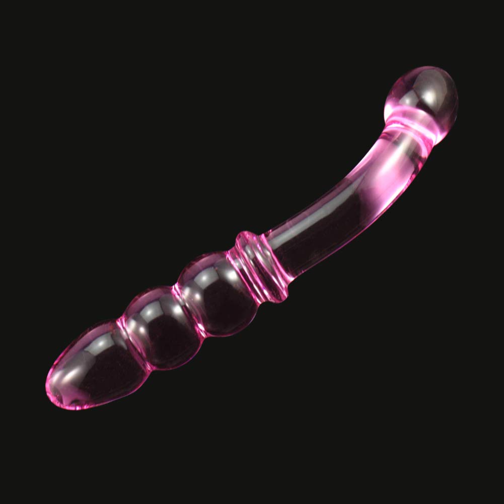 SXOVO Crystal Glass Dildo Anal Plug Thermal Sensation Play Anal Plug Anal Beads Anal Development Expansion SM Goods Butt Plug Crystal Anal Plug Sex