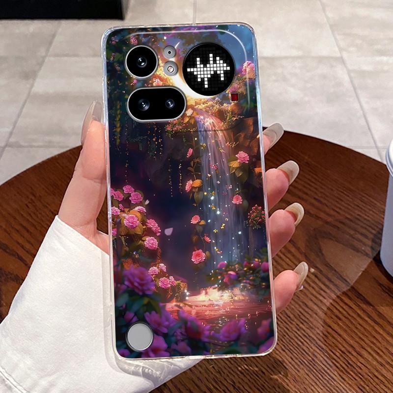 Für Nothing Phone 4a Pro Hülle Klar Luxus Niedlich Liebes Hase Lustig TPU Weiches Silikon Rückseite Für Nothing Phone4A Pro Gehäuse