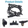 2 Pcs ABS Wheel Speed Sensor Compatible with Jeep Wrangler 3.6L 3.8L 2007 2008 2009 2010 2011 2012 2013 2014 2015 2016 2017, Replacement for