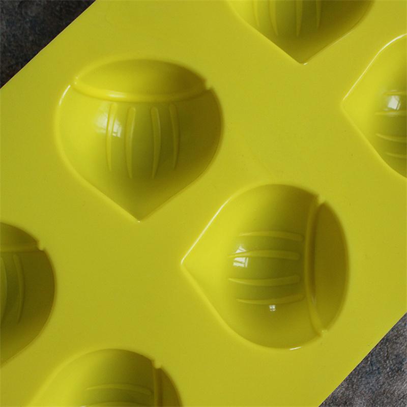 6 Cavity Mini Chestnut Silicone Mold Acorn Nuts Chocolate Chocolate Mould DIY Cake Baking Decorating Tools