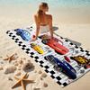 Lightning McQueen Beach Towel Outdoor Camping Beach Towel for Vacation Swim Outdoor Pool Absorbent Bath Towel