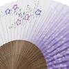 [Oshare Kimono Iroha] Folding Fan, Women's Folding Fan, Scented Fan, Carved Dark Wood Ribs, Bellflow