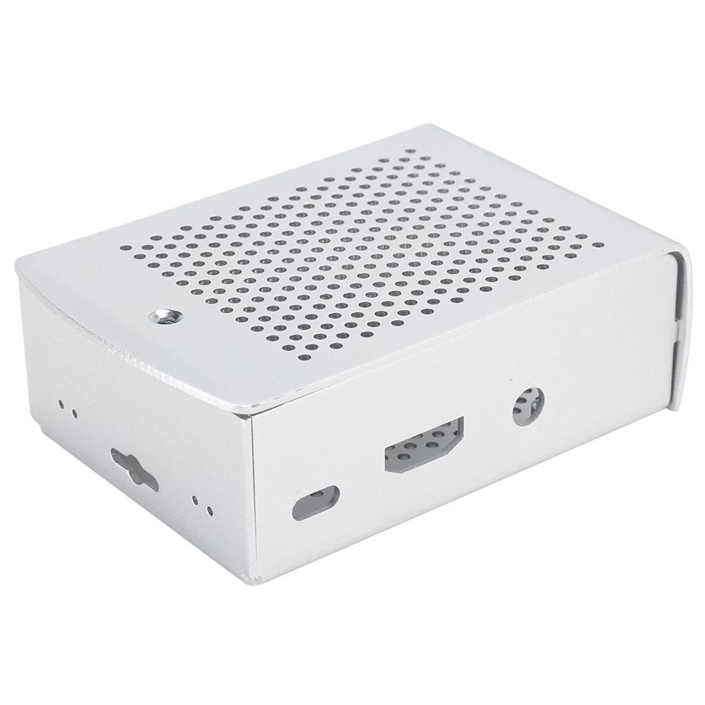 Aluminum Alloy Case for Raspberry Pi 3 b 2B Motherboard Cooling Protective Box Silver