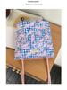 Sleepy Powder Cat Floral Shoulder Tote Bag for Women