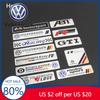 For VW Volkswagen Jetta MK5 Golf 1Pcs Car Styling Aluminum Alloy Badge Sticker For Volkswagen GTI R-Line R Polo Golf Passat Scir
