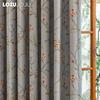 1PC LOZUJOJU European Luxury 100% Blackout Blackout Curtain Vintage Floral Curtains Curtain for Bedroom Living Room Balcony Window for Home Decor
