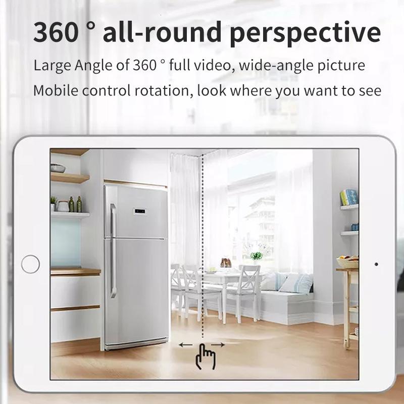 360-Degree Panoramic HD WiFi Light Bulb Surveillance Camera