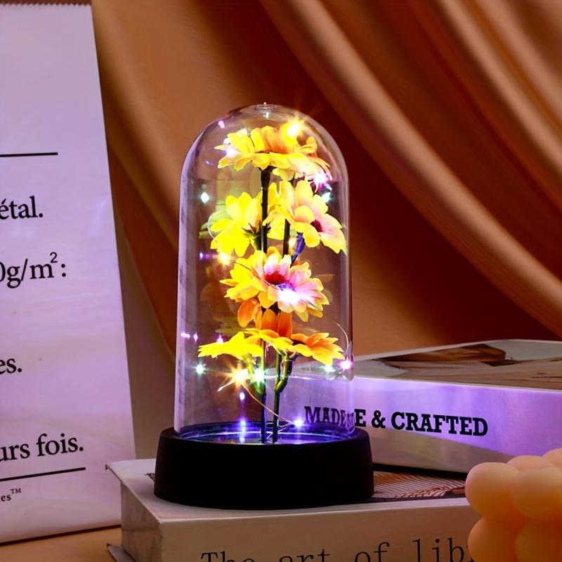Sunflower Decoration Small Night Light, Sunflower Desktop Decoration Small Night Light, Festival Gift Exchange