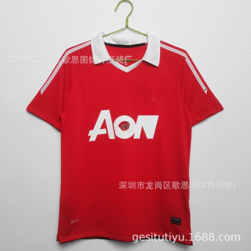 Retro Football Jersey Men Vintage Soccer Shirt Sports Training Top