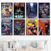 V-Vigilante B-Boku no Hero Academia I-Illegals Self-adhesive Art Poster Retro Kraft Paper Sticker DIY Room Bar Cafe Stickers