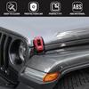 Voodonala For Jeep JL ABS Hood Latches Engine Buckle Bonnet Fastener Engine Cover Decor Trim Protction Cover For 2018-2025+ Jeep Wrangler JL JLU