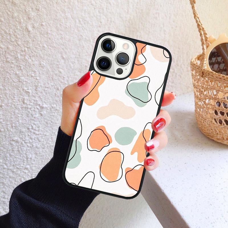 White Black Cow Phone Case for iPhone 17 Air 16 Coque 15 14 12 13 PLUS 11 PRO MAX Back Cover Fundas Shell