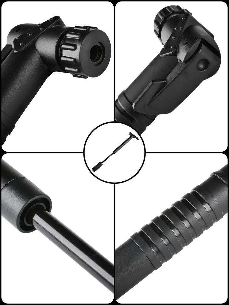 Mtb Bicycle Pump Bike Manual Air Pump Balloon Basketball Football Tire Inflator Schrader Valve Floor Pump Cycling Accesories
