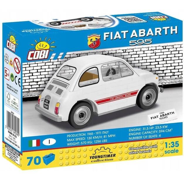 Plastic Constructor Cobi Action Town 1965 Fiat Abarth COBI-24524