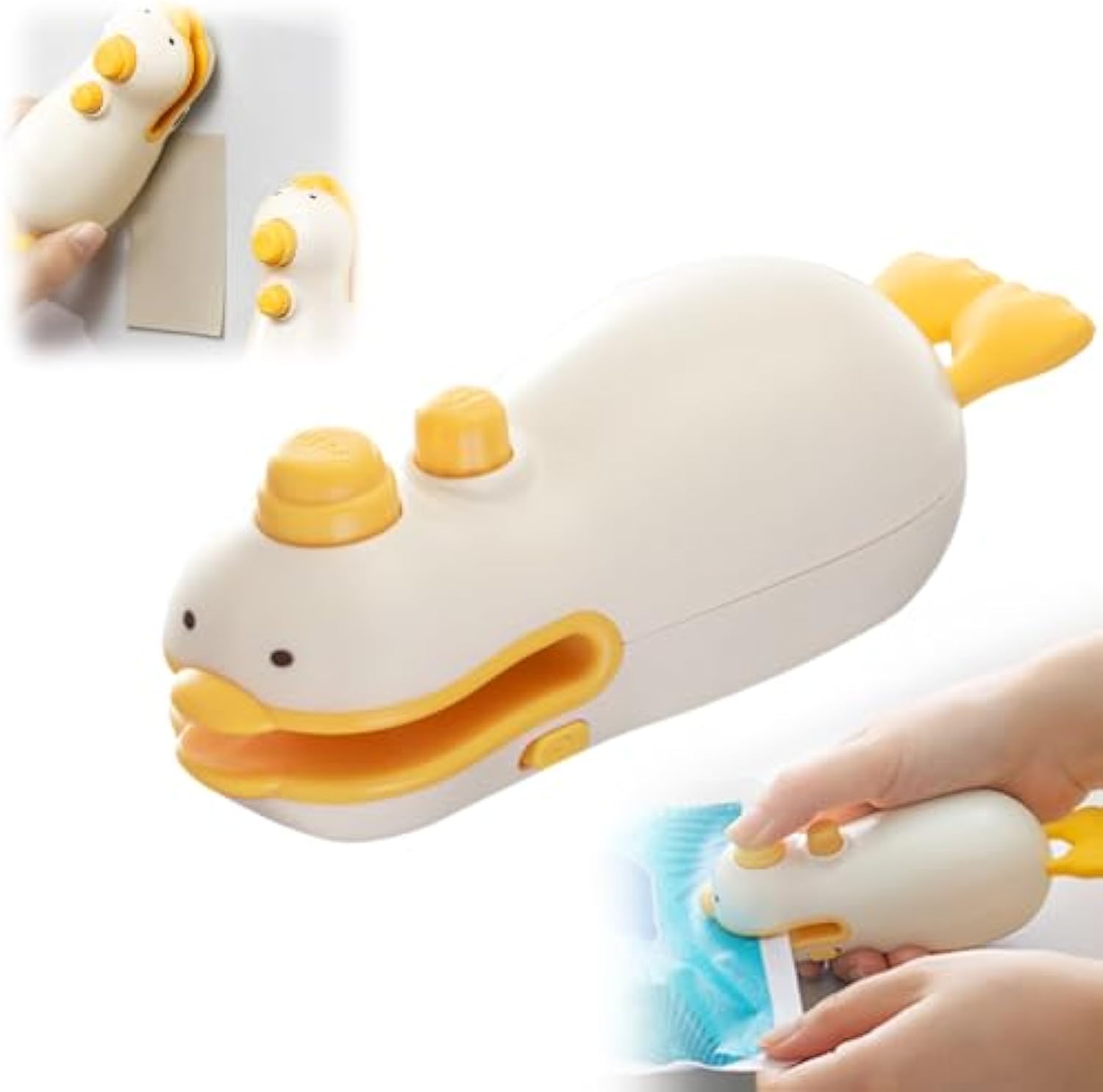 

Бытовая запаечная машина Портативная мини перезаряжаемая маленькая запаечная машина для пластиковых пакетов Ручная запаечная машина жёлтый