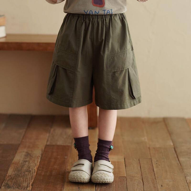 Kids' Pure Cotton Cargo Shorts