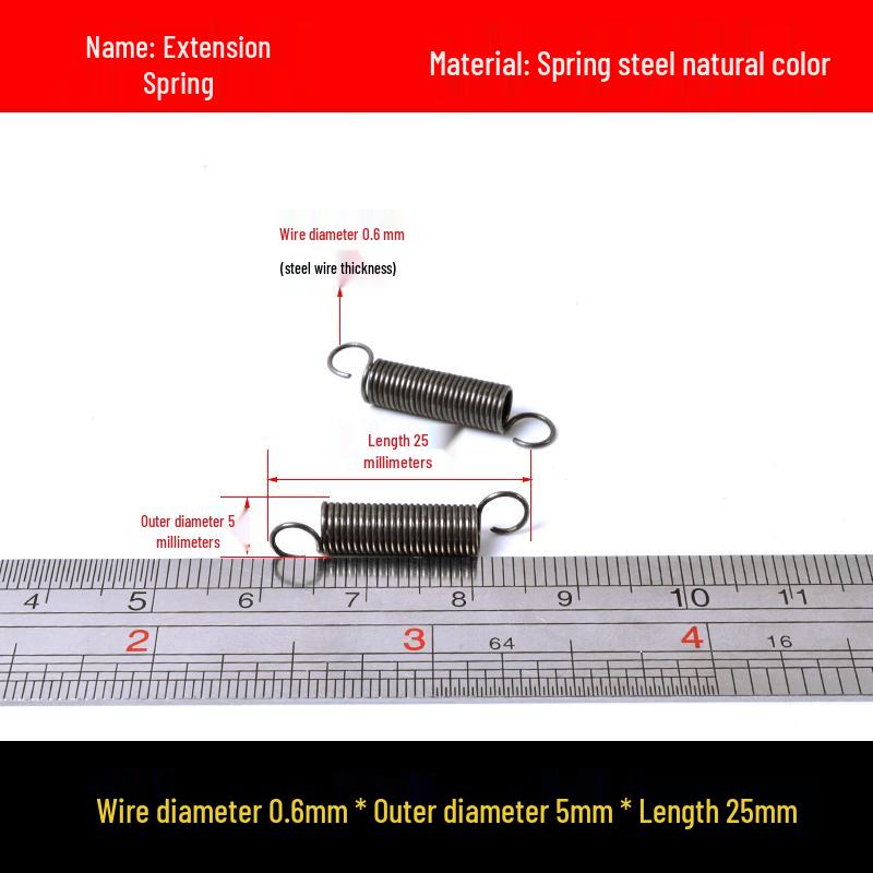 Stainless Steel Spring Hook for Microwave Oven Handle, Wire Diameter 0.6/0.7