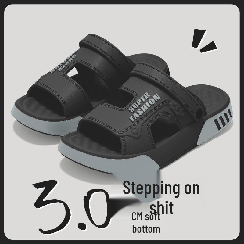 2025 Men's Trendy Dual-Use Outdoor Sport & Beach Slippers