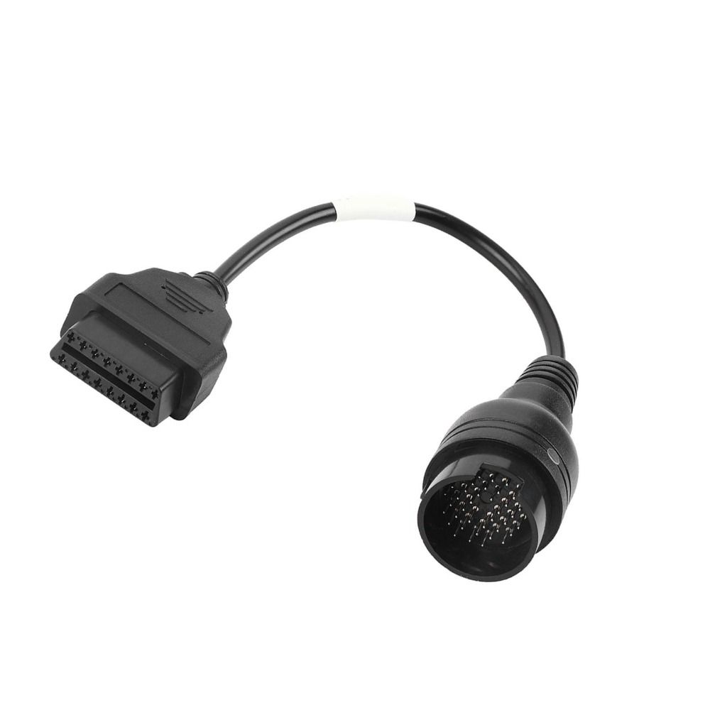 Durable OBD2 Adapter Black Diagnostic Cable Adapter Cable for Iveco Truck Professional Use