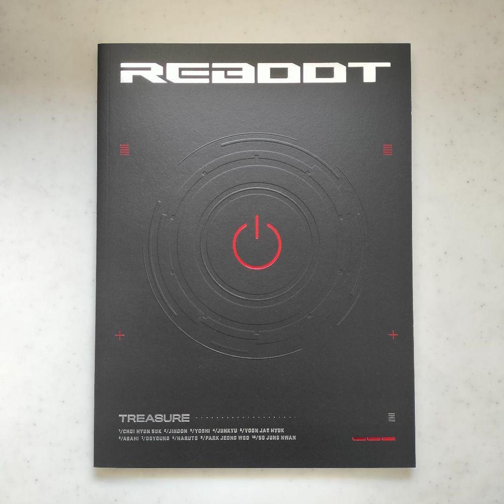 [USED] TREASURE “REBOOT” PHOTOBOOK Black Ver.