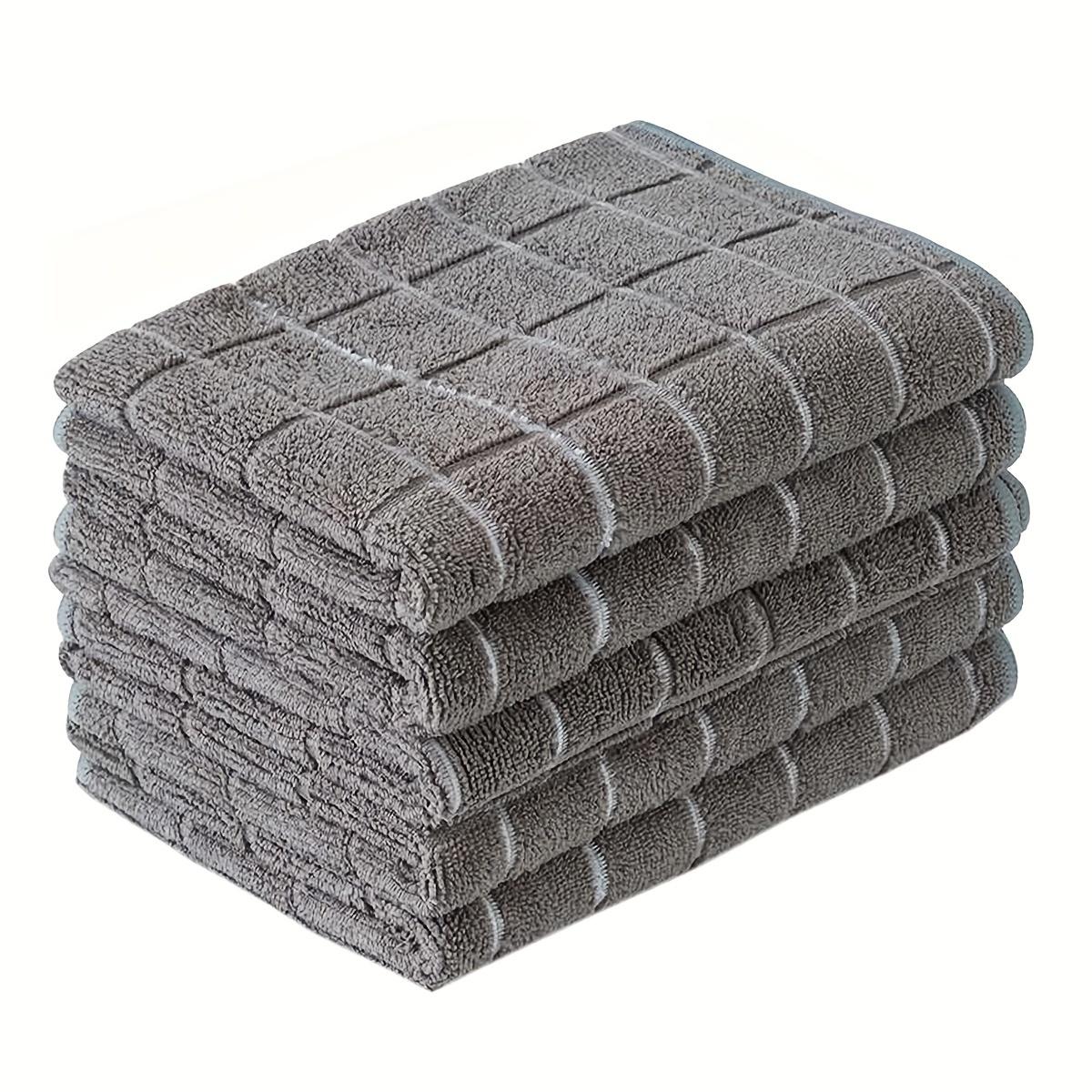 

5/10 шт. кухонное полотенце из микрофибры, супер впитывающее полотенце для мытья посуды, быстросохнущая тряпка для уборки, прочные губки для уборки дома