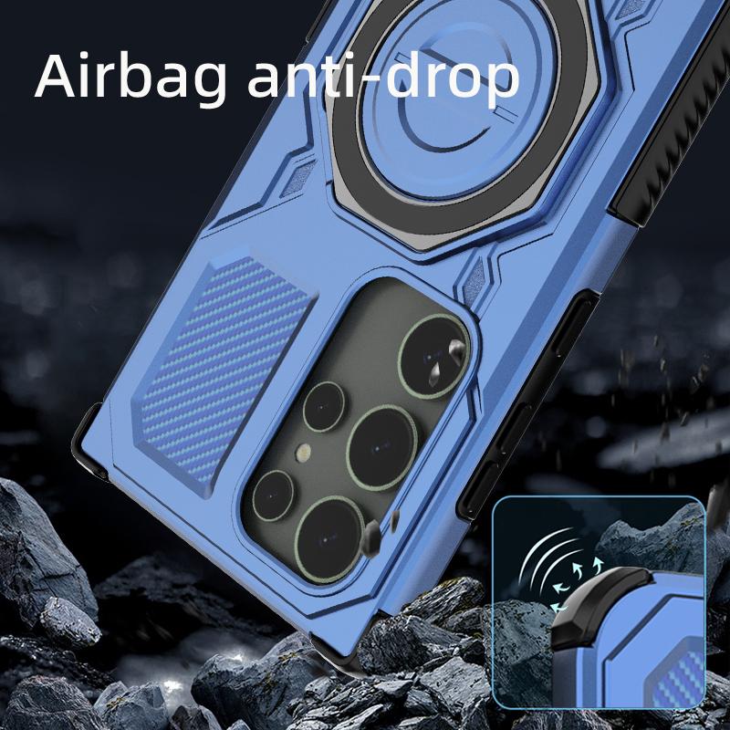 Phone Case for Samsung Galaxy S26 Ultra S25 FE S26 Plus A17 5G A56 A16 A55 Shockproof Armor Wireless Charge Cover