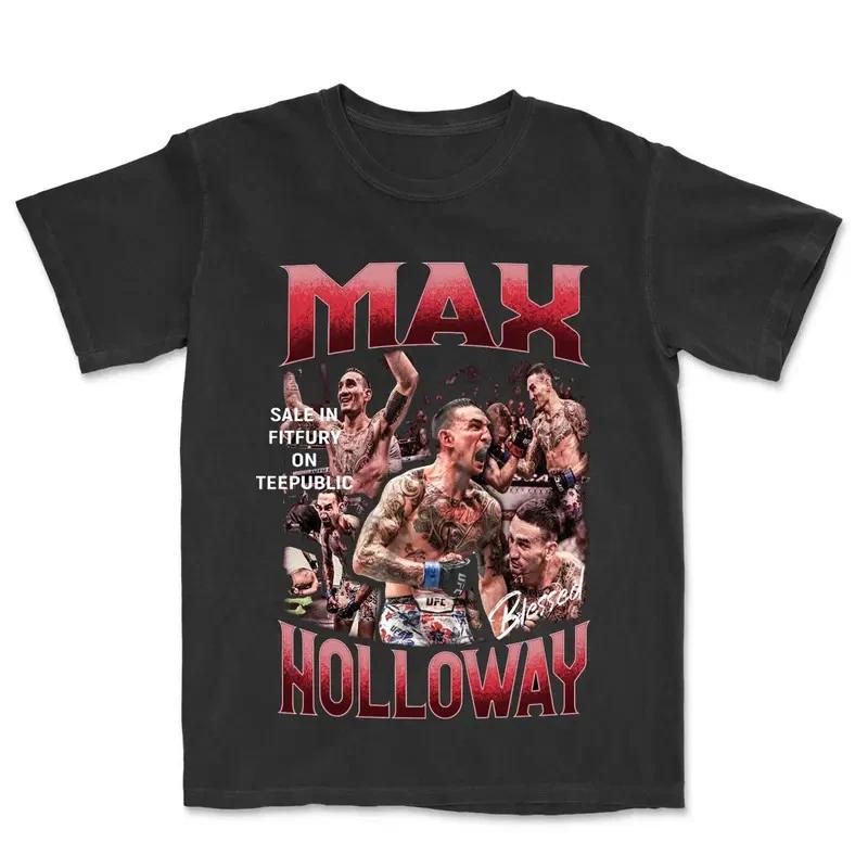 COMBATWEAR MAX HOLLOWAY BLESSED Graphic T-Shirt, Unisex Boxing Shirt XXL