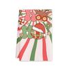 Christmas gift hanging kitchen towel hand wipe absorbent towel household bathroom cartoon hanging towel cleaning rag