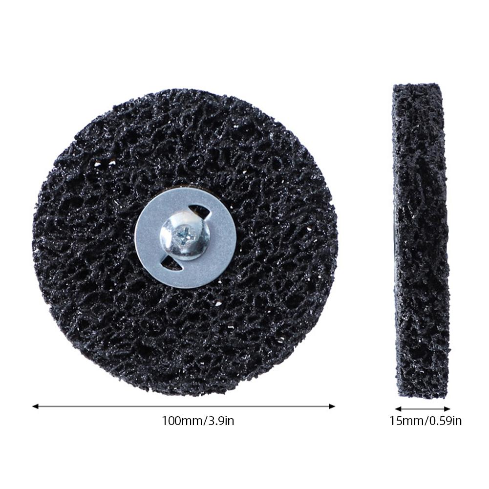 

Abrasive Buffing Polishing Wheel Remove Paint Coating Rust Oxidation Abrasive Angle Grinding Wheel Clean Welds Rust Strip Discs 1 PC