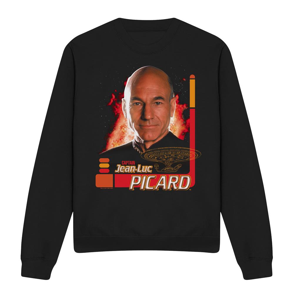 STAR TREK Unisex Adult Jean-Luc Picard Sweatshirt