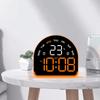 Digital Alarm Clock for Bedroom Desk Clock for Living Room Bedroom with Large Number,Dimmer,Loud Alarm Temperature