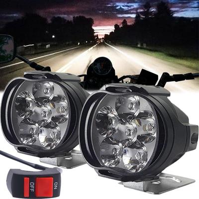 Motosiklet Ek LED Far Scooter Yardımcı Spot Yükseltme Motosiklet Evrensel Spot Araba Aydınlatma Aksesuarları