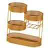 Porta Cesto Frutta da Tavolo/Bancone Organizer Supporto da Servizio per Feste Verdura