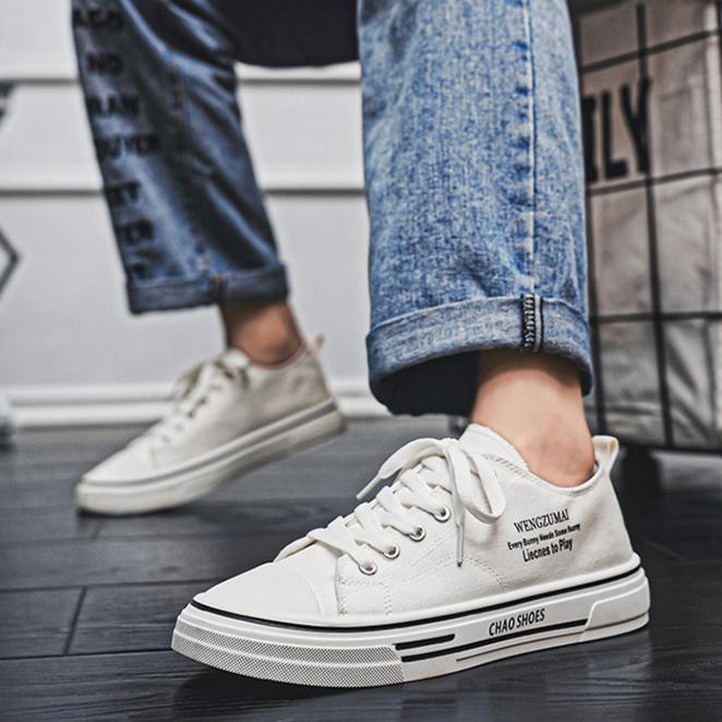 2025 Spring Breathable and Versatile Student Classic Cloth Shoes, Casual Canvas Shoes, Youth New Flat Sports Board Shoes