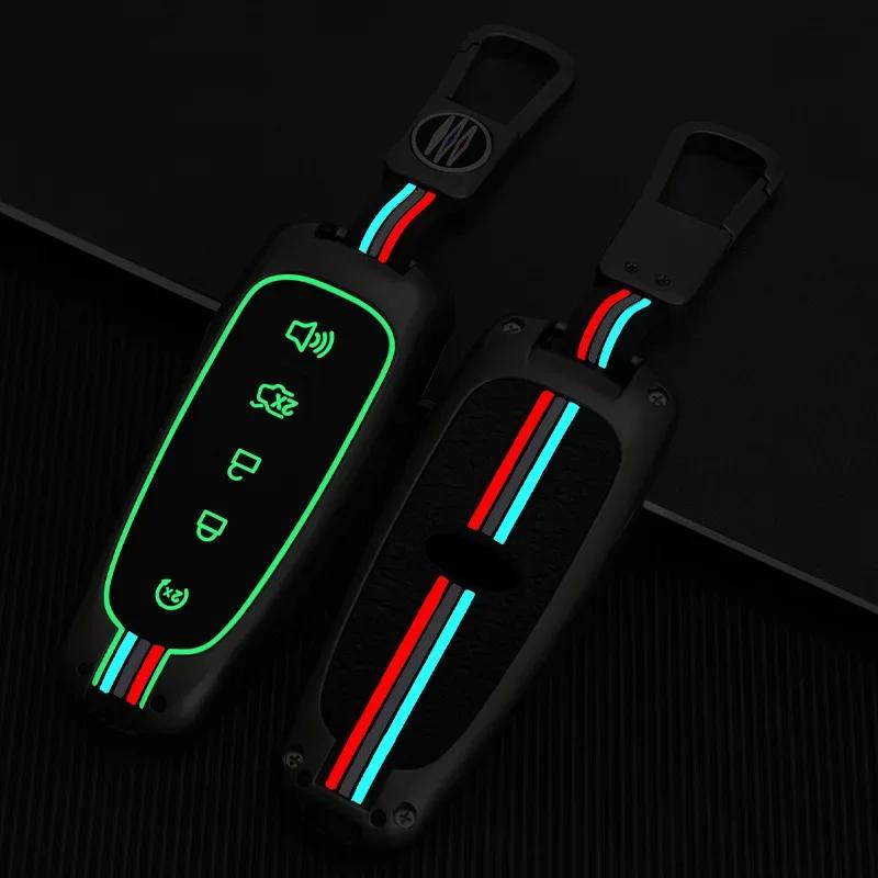 Zinc Alloy+Silicone Car Remote Key Case Cover Shell Fob for Ford Focus Edge Explorer Expedition C-Max Escape Flex
