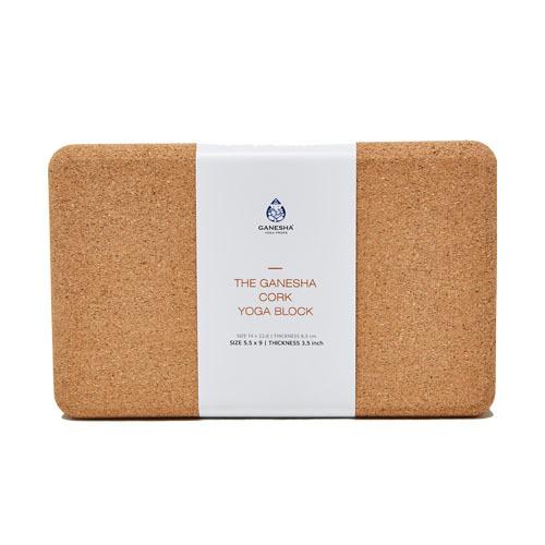 The Ganesha Cork Yoga Block